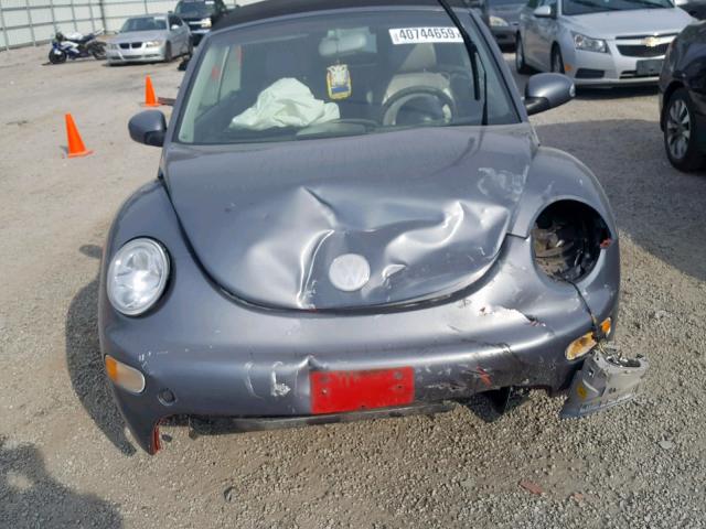 3VWCD21Y34M307938 - 2004 VOLKSWAGEN NEW BEETLE Gümüş foto 9