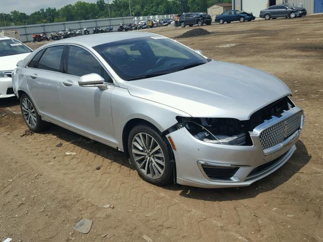 3LN6L5A90HR663569 - 2017 LINCOLN MKZ PREMIE SILVER photo 1