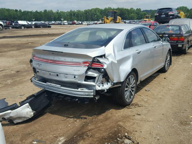 3LN6L5A90HR663569 - 2017 LINCOLN MKZ PREMIE SILVER photo 4