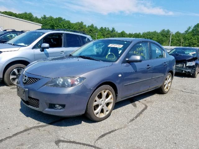 JM1BK32G191201038 - 2009 MAZDA 3 I GRAY photo 2