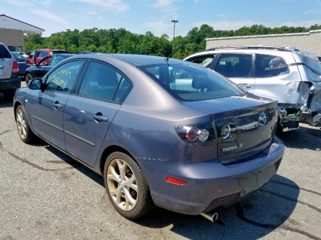 JM1BK32G191201038 - 2009 MAZDA 3 I GRAY photo 3