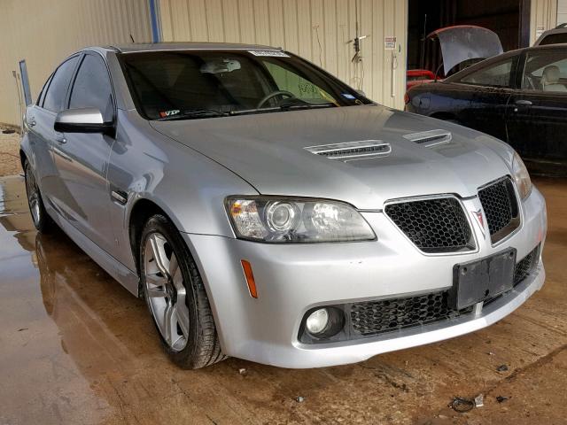 6G2ER57779L234425 - 2009 PONTIAC G8 SILVER photo 1