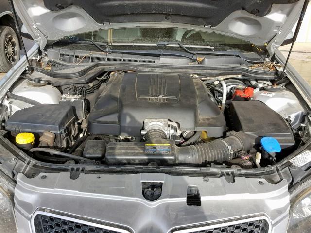 6G2ER57779L234425 - 2009 PONTIAC G8 SILVER photo 7