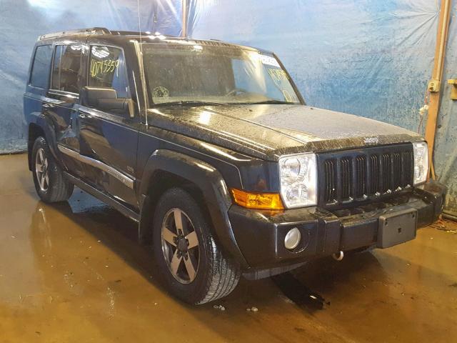 1J8HG48N96C283259 - 2006 JEEP COMMANDER BLACK photo 1