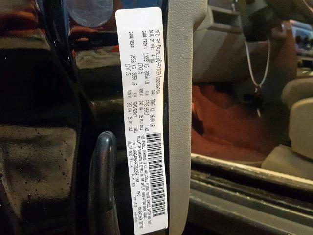 1J8HG48N96C283259 - 2006 JEEP COMMANDER BLACK photo 10