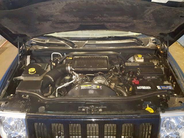 1J8HG48N96C283259 - 2006 JEEP COMMANDER BLACK photo 7