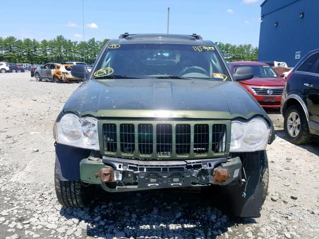 1J8GR48K27C678297 - 2007 JEEP GRAND CHER GREEN photo 9