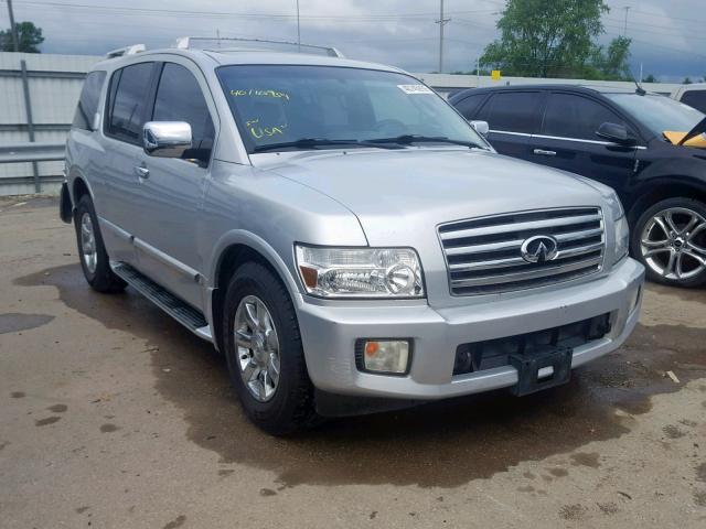 5N3AA08C86N805162 - 2006 INFINITI QX56 SILVER photo 1