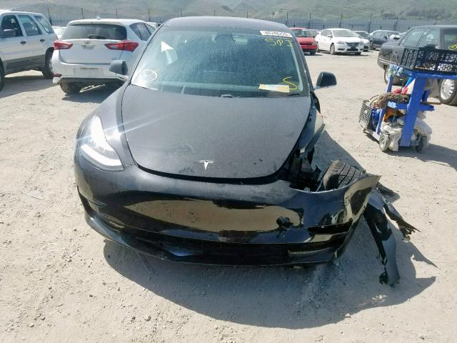 5YJ3E1EA2JF061214 - 2018 TESLA MODEL 3 BLACK photo 9