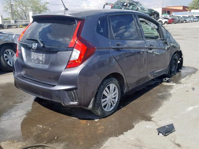 3HGGK5H57HM714126 - 2017 HONDA FIT LX GRAY photo 4