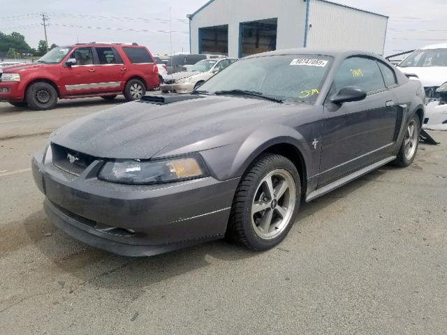 1FAFP42R63F389758 - 2003 FORD MUSTANG MA GRAY photo 2