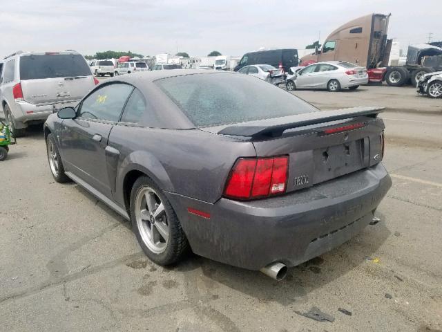 1FAFP42R63F389758 - 2003 FORD MUSTANG MA GRAY photo 3