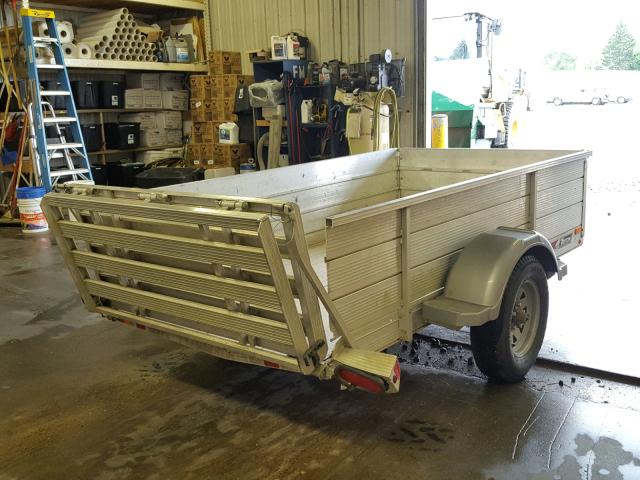 4TCSU1446EHA12846 - 2014 UTILITY TRAILER SILVER photo 4