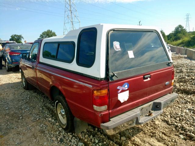 1FTCR10UXVTA85740 - 1997 FORD RANGER RED photo 3