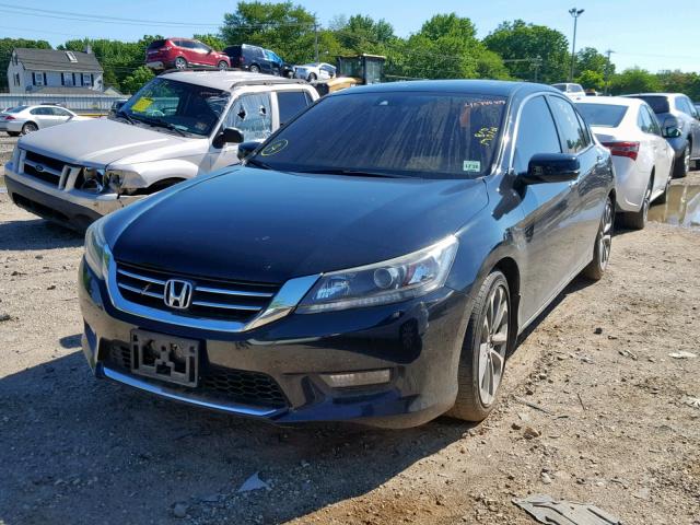 1HGCR2F84FA062226 - 2015 HONDA ACCORD EXL BLACK photo 2