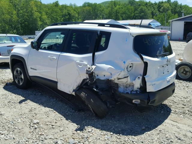 ZACCJBAB4JPG98551 - 2018 JEEP RENEGADE S WHITE photo 3