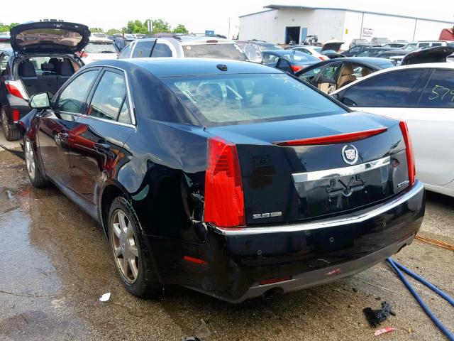 1G6DT57V780208589 - 2008 CADILLAC CTS HI FEA BLACK photo 3