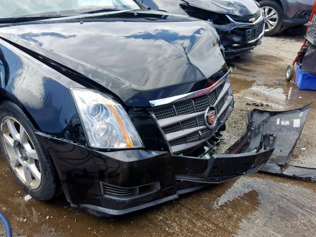 1G6DT57V780208589 - 2008 CADILLAC CTS HI FEA BLACK photo 9