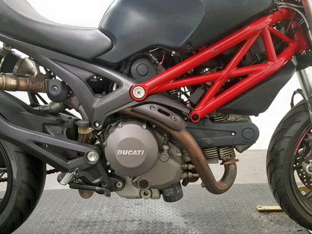 ZDM1RANN7EB075749 - 2014 DUCATI MONSTER 79 RED photo 5