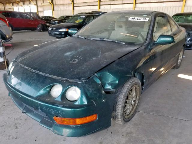 JH4DC4454YS015752 - 2000 ACURA INTEGRA LS GREEN photo 2