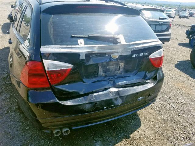 WBAVT73597FZ36393 - 2007 BMW 328 XIT BLACK photo 9