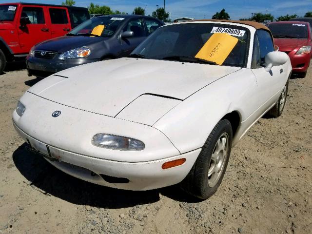 JM1NA3537T0719418 - 1996 MAZDA MX-5 MIATA WHITE photo 2