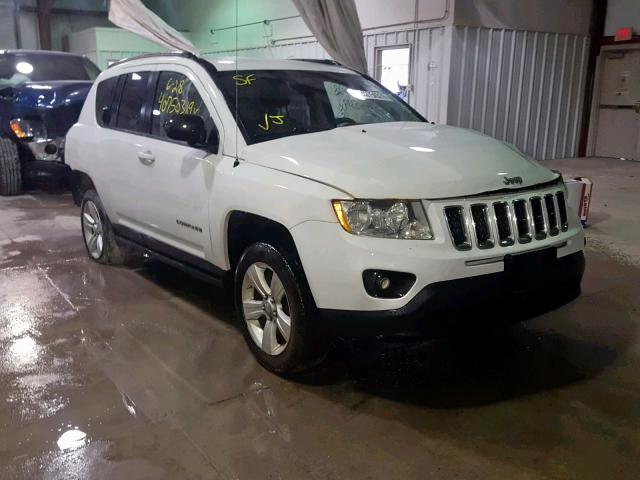 1J4NT4FB1BD266825 - 2011 JEEP COMPASS WHITE photo 1