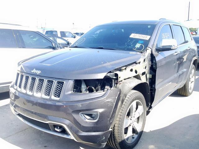 1C4RJECGXFC615818 - 2015 JEEP GRAND CHER GRAY photo 2