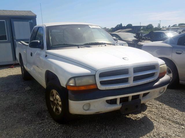 1B7GL32X82S603481 - 2002 DODGE DAKOTA SPO WHITE photo 1