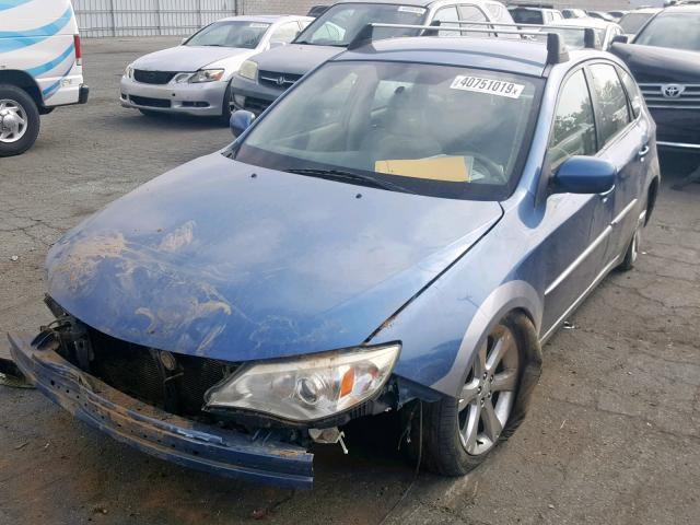 JF1GH63668H823500 - 2008 SUBARU IMPREZA OU BLUE photo 2