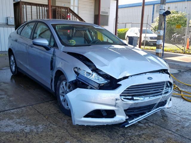 3FA6P0G71GR162700 - 2016 FORD FUSION S SILVER photo 1