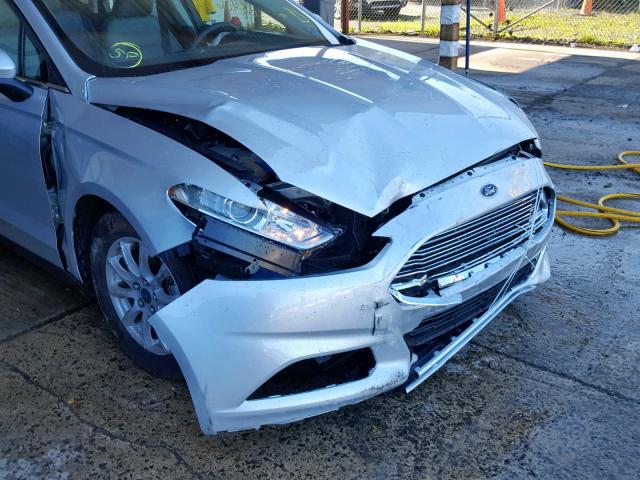 3FA6P0G71GR162700 - 2016 FORD FUSION S SILVER photo 9