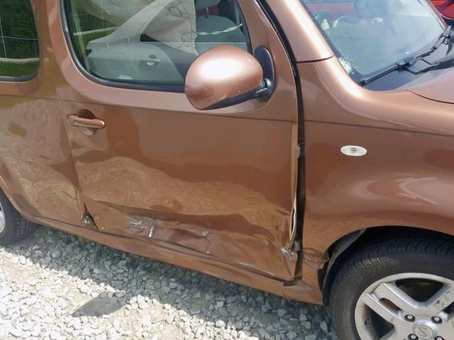 JN8AZ2KR7CT251204 - 2012 NISSAN CUBE BASE BROWN photo 9