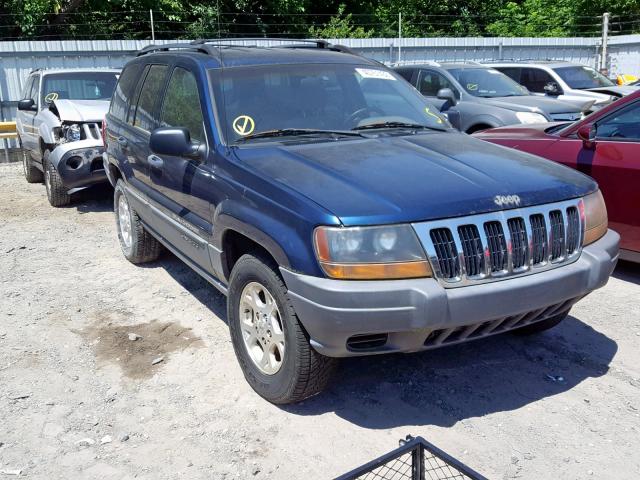 1J4GW48S31C527700 - 2001 JEEP GRAND CHER BLUE photo 1