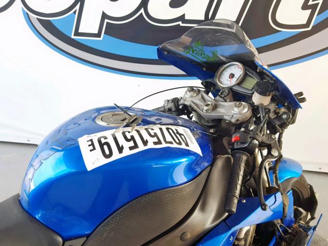 JKAZX4P168A036283 - 2008 KAWASAKI ZX600 P BLUE photo 5