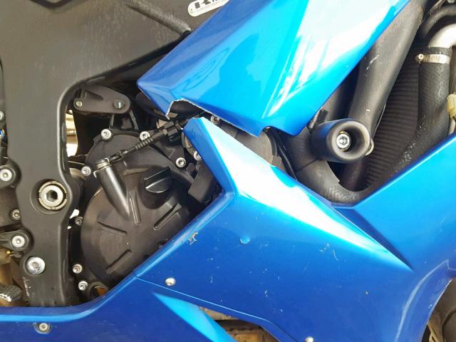 JKAZX4P168A036283 - 2008 KAWASAKI ZX600 P BLUE photo 7