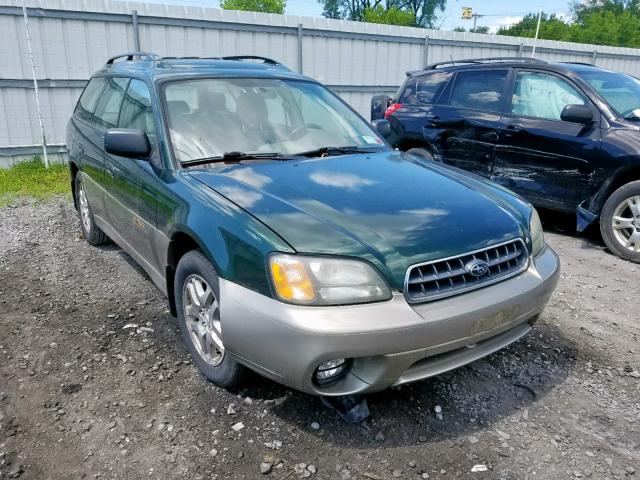 4S3BH675336621515 - 2003 SUBARU LEGACY OUT GREEN photo 1