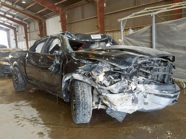 1C6RR7YT4GS140854 - 2016 RAM 1500 REBEL შავი ფოტო 1