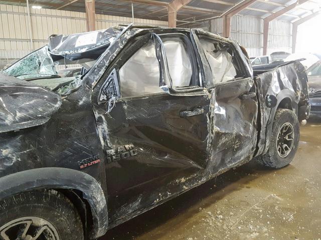 1C6RR7YT4GS140854 - 2016 RAM 1500 REBEL შავი ფოტო 10