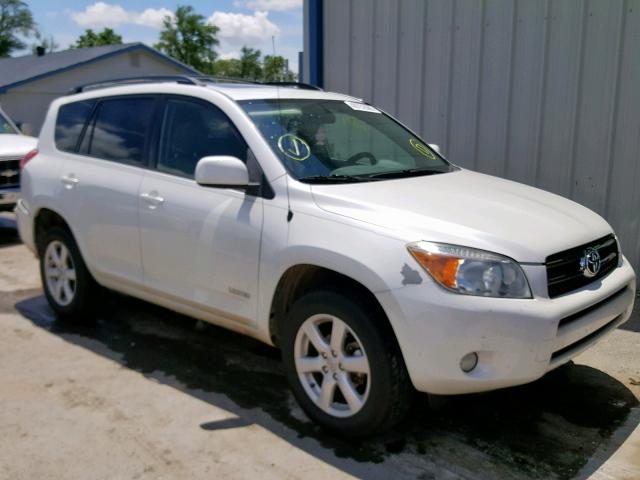 JTMBD31V075095908 - 2007 TOYOTA RAV4 LIMIT WHITE photo 1