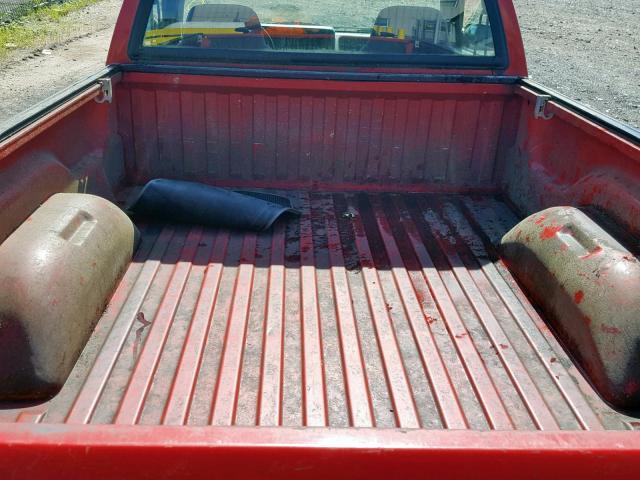 1B7FL26X1TW701004 - 1996 DODGE DAKOTA RED photo 6