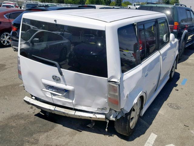 JTLKT324X64096582 - 2006 TOYOTA SCION XB 白色 照片 4