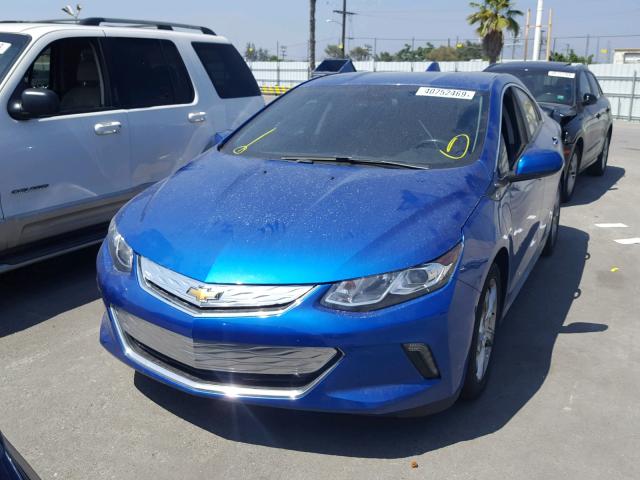 1G1RC6S51HU205026 - 2017 CHEVROLET VOLT LT BLUE photo 2