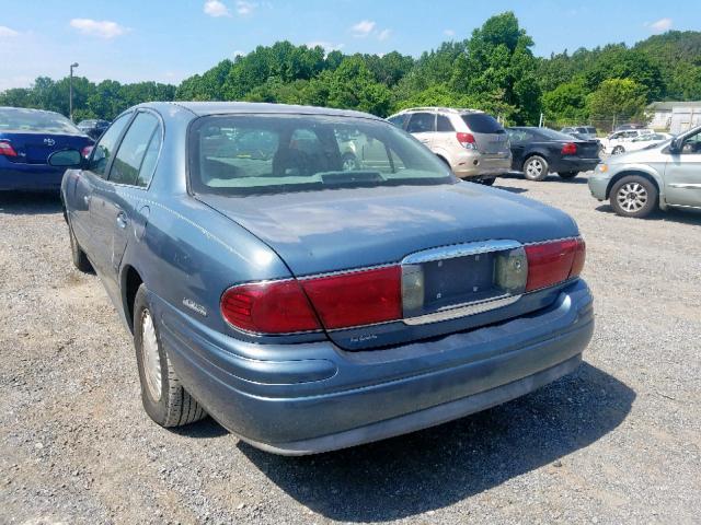 1G4HR54K7YU302824 - 2000 BUICK LESABRE LI BLUE photo 3