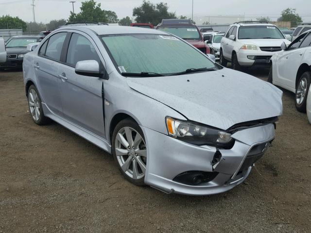 JA32U8FW5EU021321 - 2014 MITSUBISHI LANCER GT SILVER photo 1