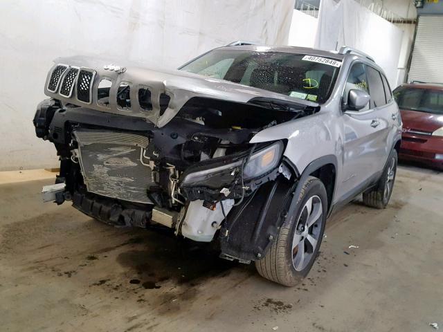 1C4PJMDX0KD239568 - 2019 JEEP CHEROKEE L SILVER photo 2