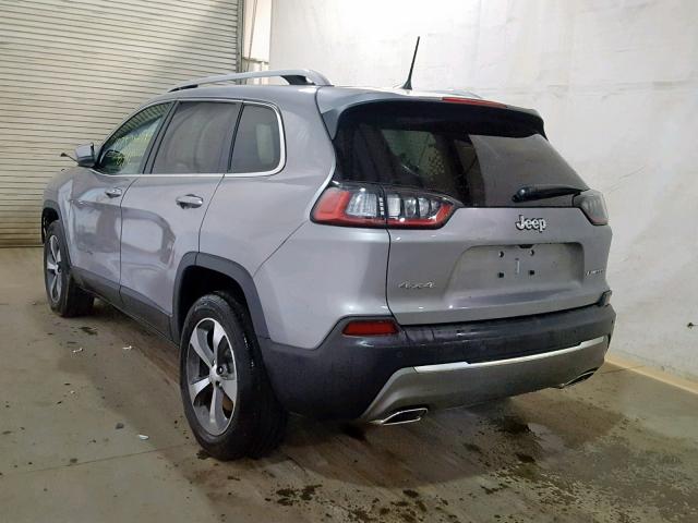 1C4PJMDX0KD239568 - 2019 JEEP CHEROKEE L SILVER photo 3