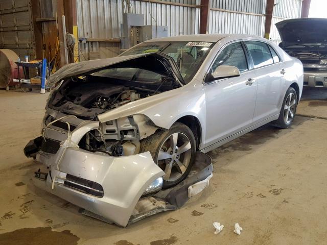 1G1ZC5EU6BF103536 - 2011 CHEVROLET MALIBU 1LT 银色 照片 2