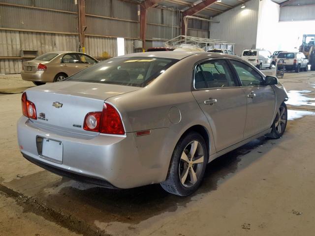 1G1ZC5EU6BF103536 - 2011 CHEVROLET MALIBU 1LT 银色 照片 4