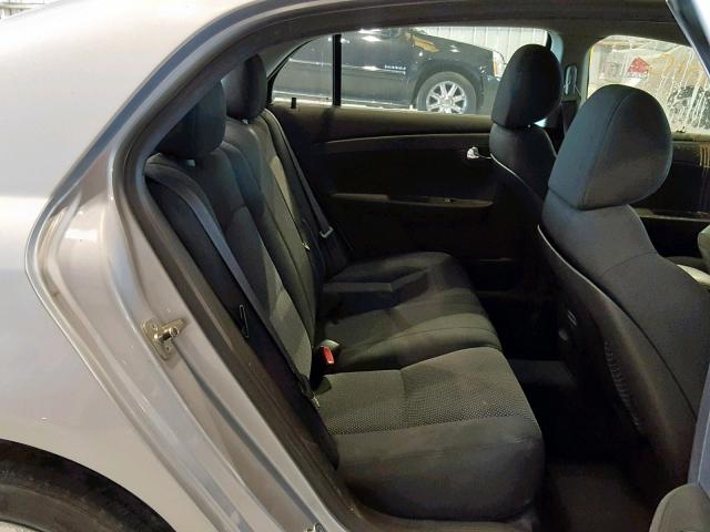 1G1ZC5EU6BF103536 - 2011 CHEVROLET MALIBU 1LT 银色 照片 6